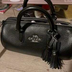 Coach mini barrel bag